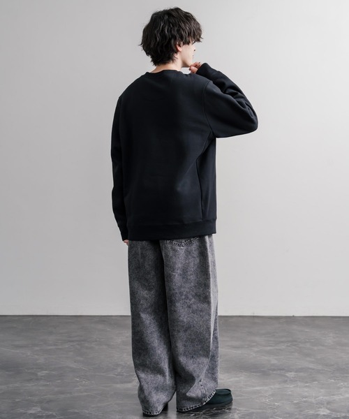 patagonia(パタゴニア)の「Patagonia M S 95 OVAL LOGO UPRISAL CREW SWEATSHIRT ロゴ刺繍裏起毛長袖スウェットトレーナー(スウェット・メンズ・グレー/ブラック・L/M/S/XL)」の8枚目の写真