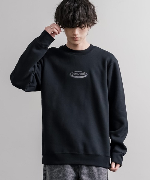 patagonia(パタゴニア)の「Patagonia M S 95 OVAL LOGO UPRISAL CREW SWEATSHIRT ロゴ刺繍裏起毛長袖スウェットトレーナー(スウェット・メンズ・グレー/ブラック・L/M/S/XL)」の11枚目の写真