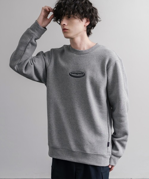 patagonia(パタゴニア)の「Patagonia M S 95 OVAL LOGO UPRISAL CREW SWEATSHIRT ロゴ刺繍裏起毛長袖スウェットトレーナー(スウェット・メンズ・グレー/ブラック・L/M/S/XL)」の20枚目の写真