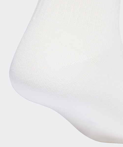 adidas(アディダス)の「adidas/アディダス HERI TREFOILS CREW SOCK トレフォイル クルーソックス 3足組 3足セット リブソックス クルー丈 ブランドロゴ メンズ レディース 2026年 夏 夏服(ソックス/靴下・メンズ・ホワイト/マルチ・S/M)」の5枚目の写真