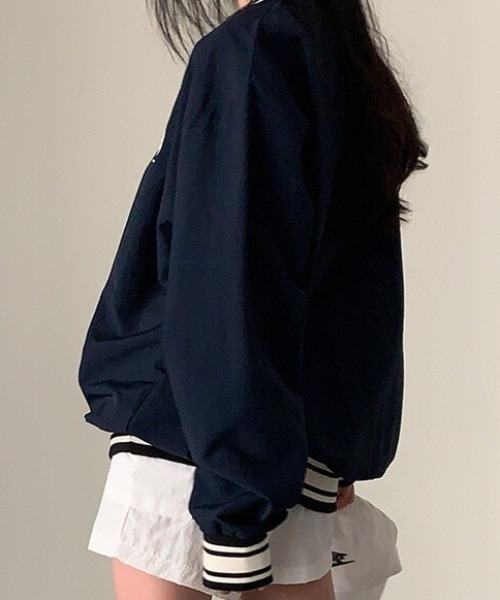 NANEA（ナネア）の「ナンバープリントVネックスポーツT（Tシャツ/カットソー・レディース・ネイビー・LARGE/X-LARGE）」の10枚目の写真