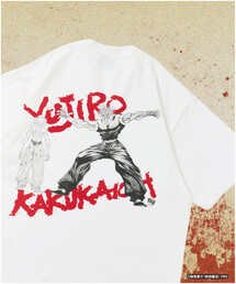 究極の暴力vs究極の武/プリント クルーネック Tシャツ/刃牙