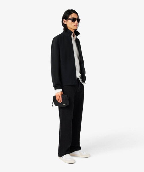 LACOSTE(ラコステ)の「防風 撥水 ジップアップブルゾン(ブルゾン・メンズ・ブラック/ライトグレー・46/48/50/52)」の15枚目の写真
