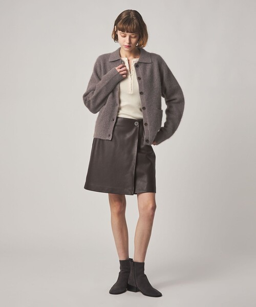 Steven Alan(スティーブンアラン)の「<Steven Alan>オーストラリアン ウール ミックス ニット カーディガン(カーディガン/ボレロ・レディース・ネイビー/ナチュラル/モカ・FREE)」の7枚目の写真