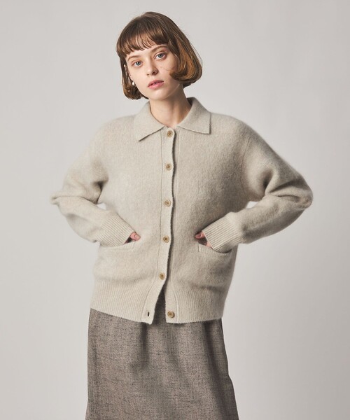 Steven Alan(スティーブンアラン)の「<Steven Alan>オーストラリアン ウール ミックス ニット カーディガン(カーディガン/ボレロ・レディース・ネイビー/ナチュラル/モカ・FREE)」の11枚目の写真