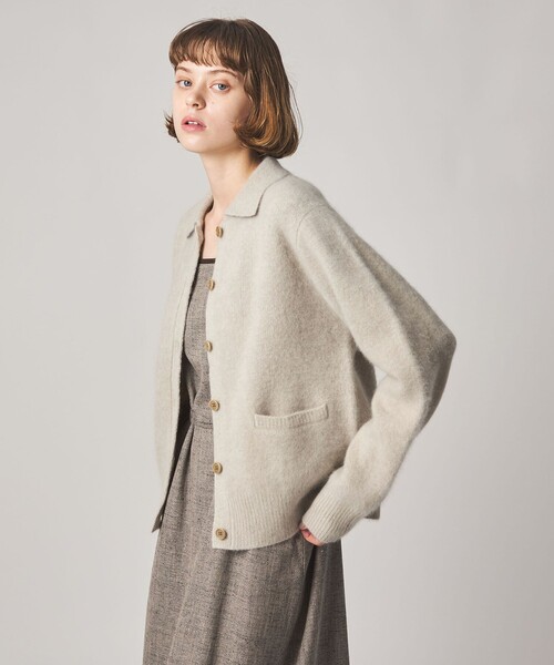 Steven Alan(スティーブンアラン)の「<Steven Alan>オーストラリアン ウール ミックス ニット カーディガン(カーディガン/ボレロ・レディース・ネイビー/ナチュラル/モカ・FREE)」の14枚目の写真