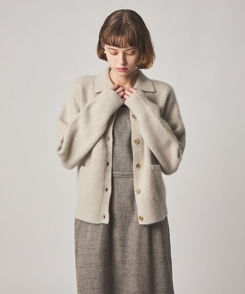 Steven Alan(スティーブンアラン)の「<Steven Alan>オーストラリアン ウール ミックス ニット カーディガン(カーディガン/ボレロ・レディース・ネイビー/ナチュラル/モカ・FREE)」の15枚目の写真