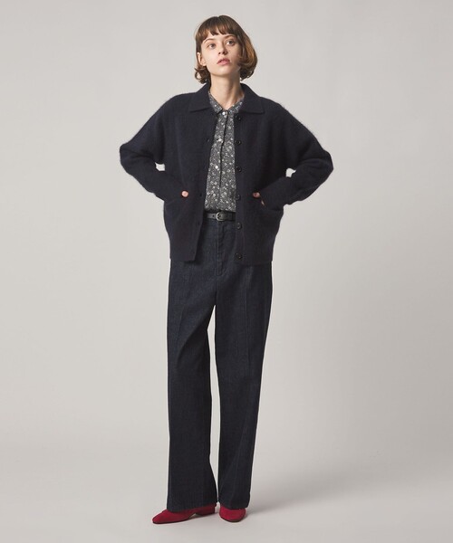 Steven Alan(スティーブンアラン)の「<Steven Alan>オーストラリアン ウール ミックス ニット カーディガン(カーディガン/ボレロ・レディース・ネイビー/ナチュラル/モカ・FREE)」の17枚目の写真