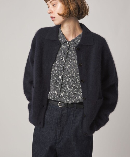 Steven Alan(スティーブンアラン)の「<Steven Alan>オーストラリアン ウール ミックス ニット カーディガン(カーディガン/ボレロ・レディース・ネイビー/ナチュラル/モカ・FREE)」の18枚目の写真