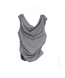 Mare Shirring Top [GRAY]