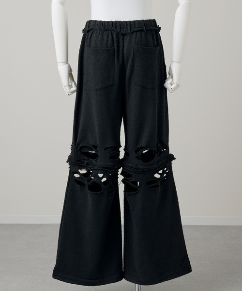 GRANCY(グランシー)の「【GRANCY】Distressed Zip Design Sweat Pants / ダメージジップデザインスウェットパンツ(スウェットパンツ・メンズ・グレー/ブラック・M/S/L)」の19枚目の写真