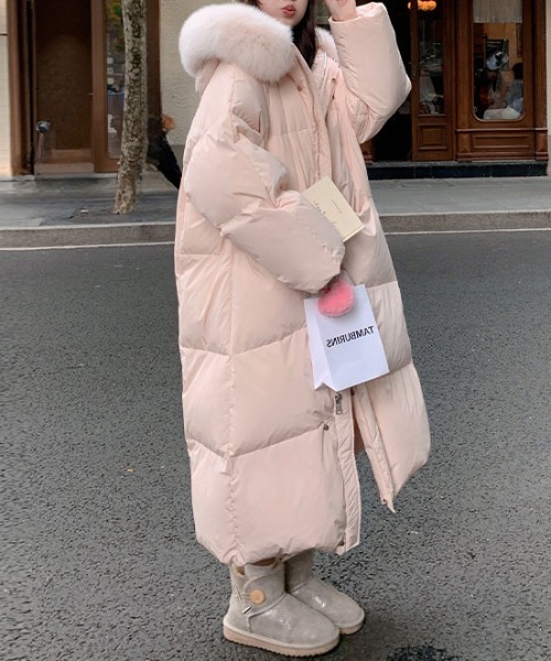 AMAJI(アマジ)の「ファーカラー コットンジャケット(その他アウター・レディース・イエロー/ライトピンク・SMALL/MEDIUM/LARGE/X-LARGE)」の1枚目の写真