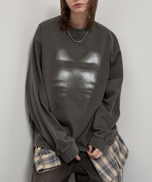 Alfred Alex | 【Alfred Alex】Faded Graphic L/S Tee / ヴィンテージ加工 フェイスグラフィック オーバーサイズロンT(Tシャツ/カットソー)