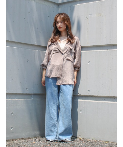 Ungrid（アングリッド）の「ルーズシルエットデザインシャツ（シャツ/ブラウス・レディース・ブルー/イエロー/ヘザーグレー・FREE）」の16枚目の写真