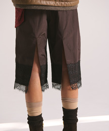 muller of yoshiokubo | muller of yoshiokubo ミュラーオブヨシオクボ / INTER LYE HALF PANTS リバーレースハーフパンツ / MLF26411(その他パンツ)