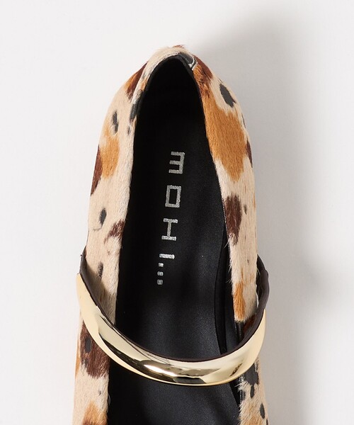 MOHI(モヒ)の「【別注】<MOHI...>ヘアレザー メタルストラップ フラットシューズ(バレエシューズ・レディース・その他1・39/36/37/38)」の7枚目の写真