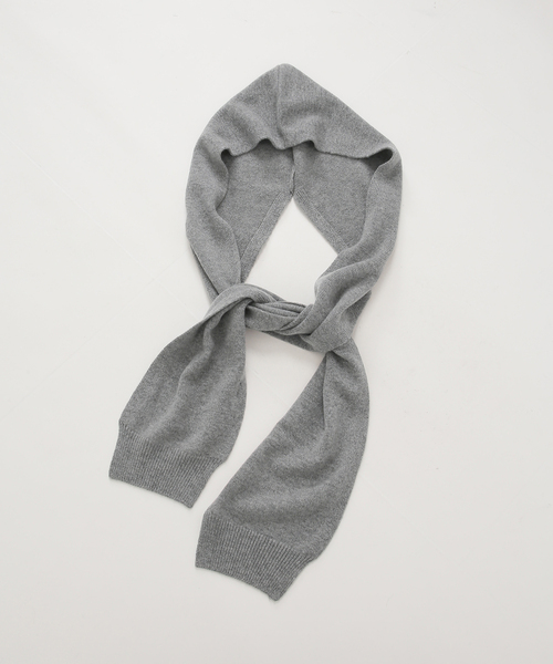 Spick & Span(スピックアンドスパン)の「ウールカシミヤフーディーストール(ストール/ショール・レディース・グレー/ブラウン/ベージュ系その他・FREE)」の21枚目の写真