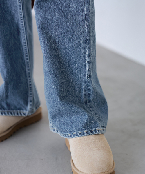 FRAMeWORK(フレームワーク)の「NEWルーズフレアデニムパンツ(デニムパンツ・レディース・ブラック/ブルー系その他・36/40/38)」の22枚目の写真