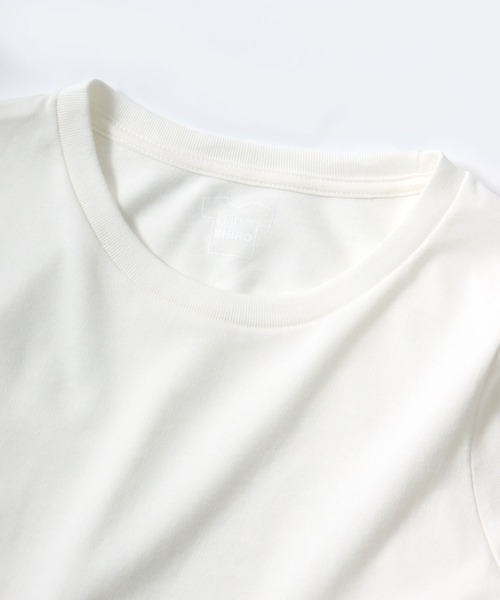 HANES(ヘインズ)の「Hanes(ヘインズ)1P クルーネックロンT SHIRO for HER/白 ホワイト 無地 長袖Tシャツ(Tシャツ/カットソー・レディース・ホワイト・M/L)」の9枚目の写真