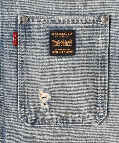 Levi's(リーバイス)の「Levi's WORK WEAR トラッカージャケット(ブルゾン・メンズ・ライトブルー・04/03/05)」の8枚目の写真