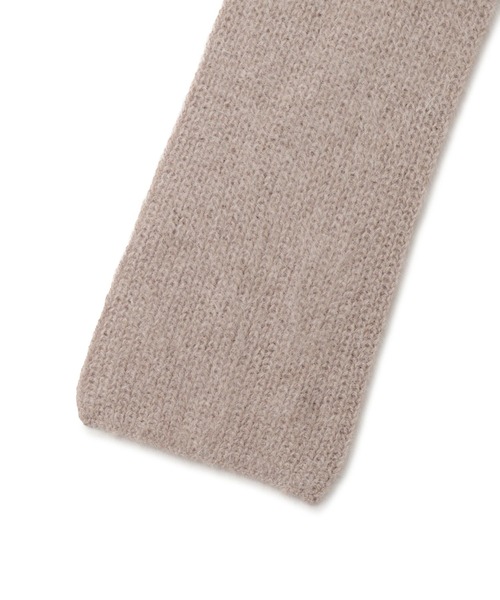 ROPE'(ロペ)の「フォックスカシミヤファインニットスカーフ(ストール)/イージーケア(ストール/ショール・レディース・ベージュ/ブラウン/サックスブルー/ネイビー・FREE)」の6枚目の写真