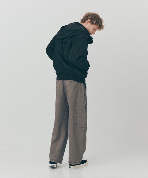 MAISON CLUB(メゾンクラブ)の「【MAISON CLUB】Tech Short Blouson / テックショートブルゾン SNF(ブルゾン・メンズ・ブラック/グリーン・M/L)」の11枚目の写真