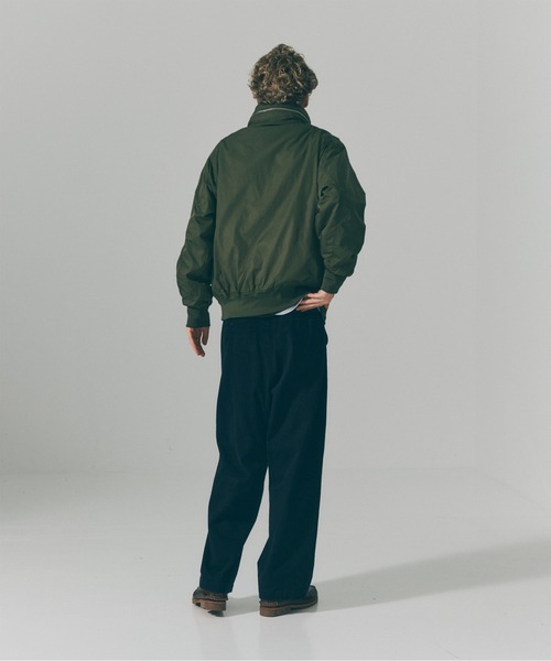 MAISON CLUB(メゾンクラブ)の「【MAISON CLUB】Tech Short Blouson / テックショートブルゾン SNF(ブルゾン・メンズ・ブラック/グリーン・M/L)」の20枚目の写真