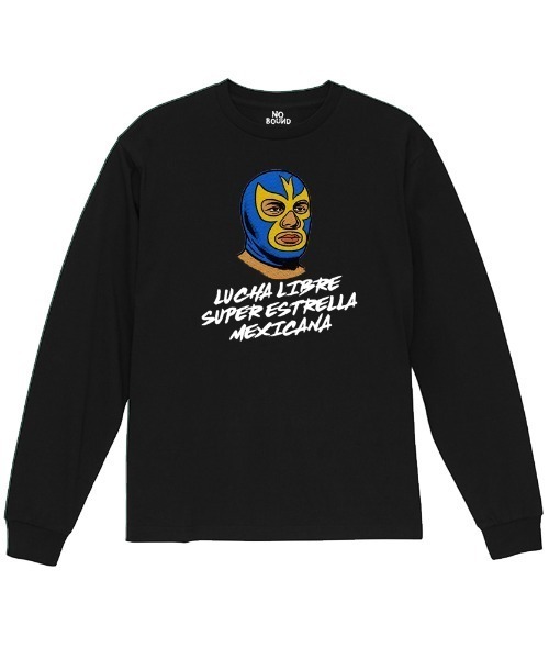 NOBOUND(ノーバウンド)の「NOBOUND(ノーバウンド) 長袖Tシャツ ロゴ キャラクター イラスト プリント レギュラーシルエット ロンT トップス カットソー レディース(Tシャツ/カットソー・レディース・ブラック/ホワイト/ネイビー・S)」の1枚目の写真