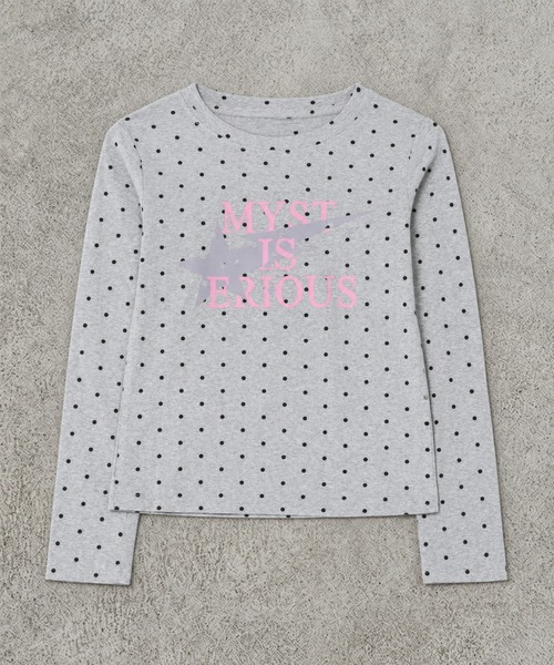 SPINNS(スピンズ)の「長袖カットソー/ドットロゴ/ガールズストリート(Tシャツ/カットソー・レディース・ネイビー/ミント/グレー/ブラウン・ONESIZE)」の17枚目の写真