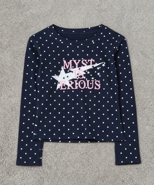 SPINNS(スピンズ)の「長袖カットソー/ドットロゴ/ガールズストリート(Tシャツ/カットソー・レディース・ネイビー/ミント/グレー/ブラウン・ONESIZE)」の20枚目の写真