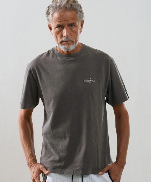 Maison code 13(メゾンコードサーティーン)の「mt10626- Faded Wash T Shirt Tシャツ(M26W-31)(Tシャツ/カットソー・メンズ・ブルー/グリーン/グレー・S/XL/M/L)」の2枚目の写真