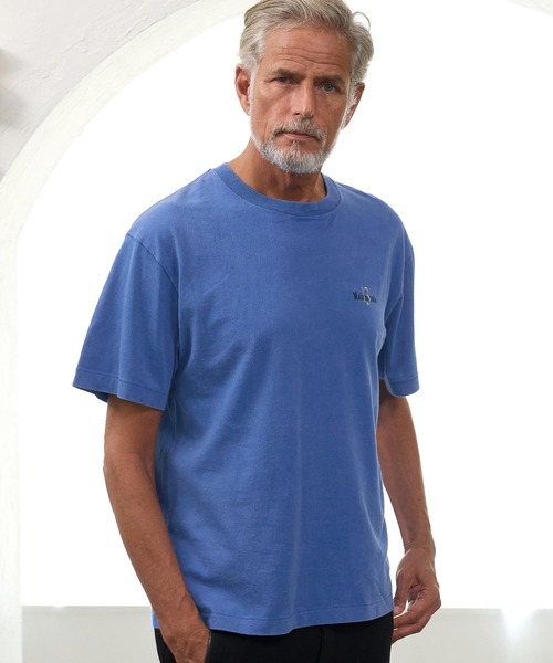 Maison code 13(メゾンコードサーティーン)の「mt10626- Faded Wash T Shirt Tシャツ(M26W-31)(Tシャツ/カットソー・メンズ・ブルー/グリーン/グレー・S/XL/M/L)」の4枚目の写真