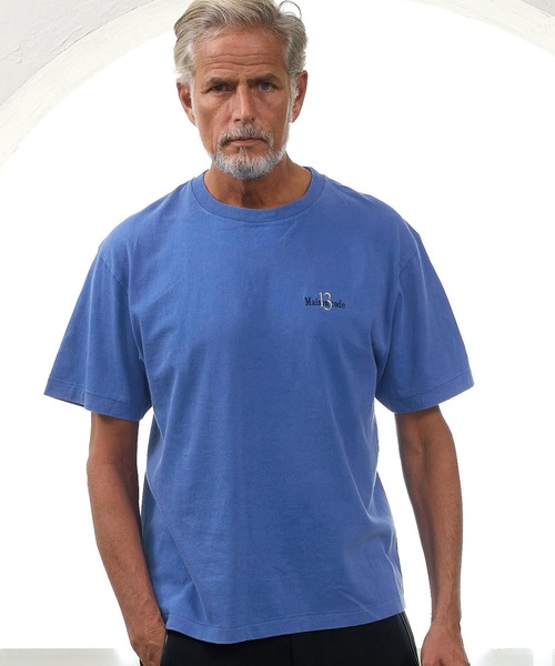 Maison code 13(メゾンコードサーティーン)の「mt10626- Faded Wash T Shirt Tシャツ(M26W-31)(Tシャツ/カットソー・メンズ・ブルー/グリーン/グレー・S/XL/M/L)」の6枚目の写真