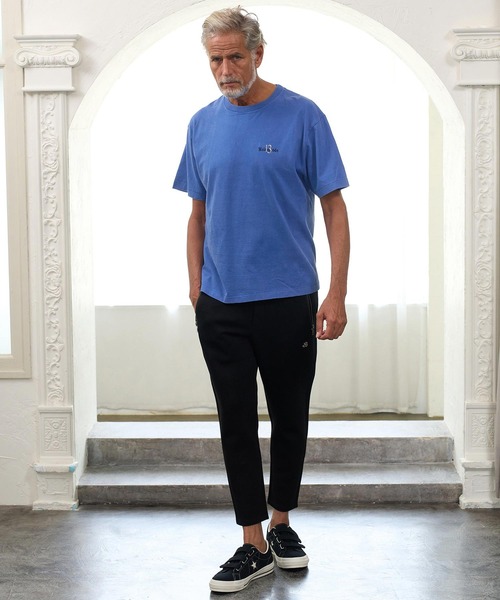 Maison code 13(メゾンコードサーティーン)の「mt10626- Faded Wash T Shirt Tシャツ(M26W-31)(Tシャツ/カットソー・メンズ・ブルー/グリーン/グレー・S/XL/M/L)」の7枚目の写真