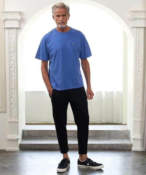 Maison code 13(メゾンコードサーティーン)の「mt10626- Faded Wash T Shirt Tシャツ(M26W-31)(Tシャツ/カットソー・メンズ・ブルー/グリーン/グレー・S/XL/M/L)」の9枚目の写真