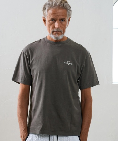 Maison code 13(メゾンコードサーティーン)の「mt10626- Faded Wash T Shirt Tシャツ(M26W-31)(Tシャツ/カットソー・メンズ・ブルー/グリーン/グレー・S/XL/M/L)」の16枚目の写真