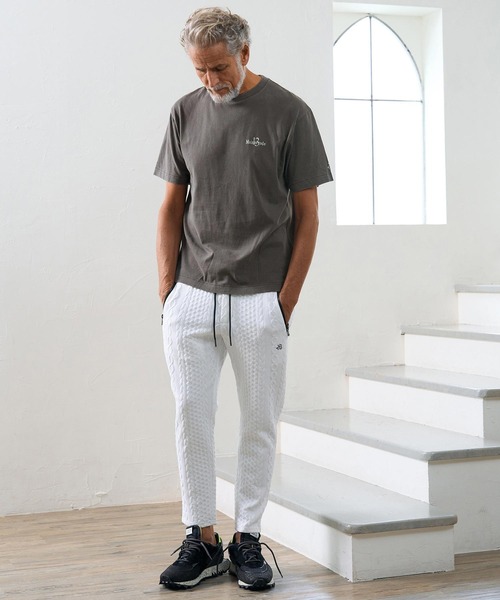Maison code 13(メゾンコードサーティーン)の「mt10626- Faded Wash T Shirt Tシャツ(M26W-31)(Tシャツ/カットソー・メンズ・ブルー/グリーン/グレー・S/XL/M/L)」の19枚目の写真