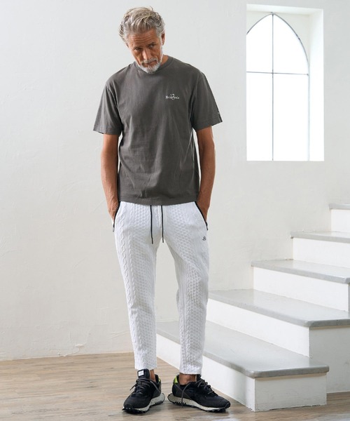 Maison code 13(メゾンコードサーティーン)の「mt10626- Faded Wash T Shirt Tシャツ(M26W-31)(Tシャツ/カットソー・メンズ・ブルー/グリーン/グレー・S/XL/M/L)」の20枚目の写真