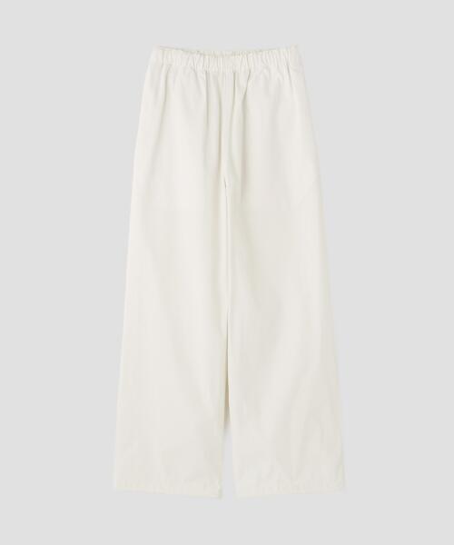Y（ワイ）の「Y / ORGANIC COTTON RECYCLE POLYESTER TWILL EASY TROUSERS（その他パンツ・メンズ・ネイビー/ホワイト・SMALL/MEDIUM）」の3枚目の写真