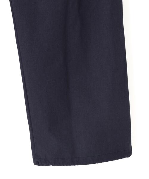 Y（ワイ）の「Y / ORGANIC COTTON RECYCLE POLYESTER TWILL EASY TROUSERS（その他パンツ・メンズ・ネイビー/ホワイト・SMALL/MEDIUM）」の10枚目の写真