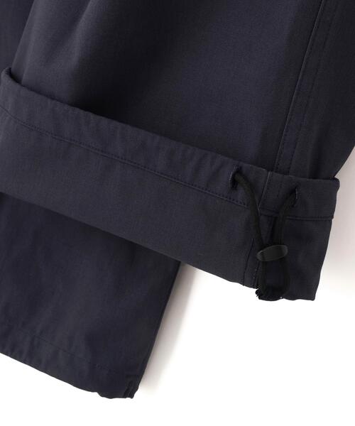 Y（ワイ）の「Y / ORGANIC COTTON RECYCLE POLYESTER TWILL EASY TROUSERS（その他パンツ・メンズ・ネイビー/ホワイト・SMALL/MEDIUM）」の11枚目の写真