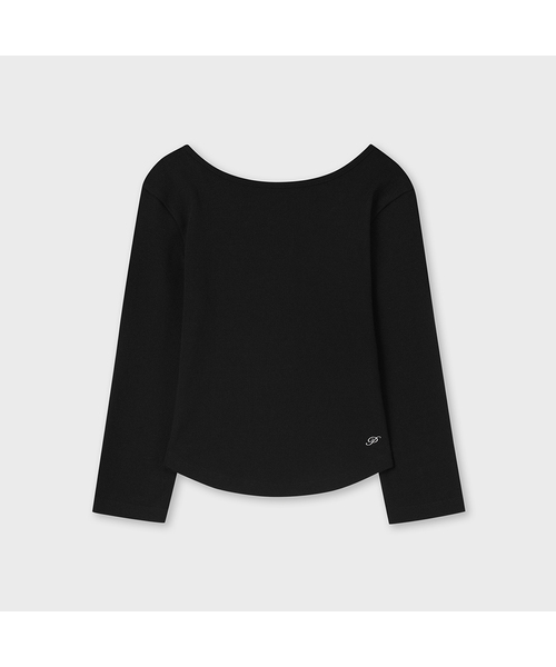 PLAC WOMEN(プレイス・ウィメン)の「リバーシブル7分袖Tシャツ ブラック(Tシャツ/カットソー・レディース・ブラック・SMALL/MEDIUM)」の1枚目の写真