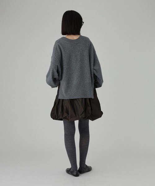 BABYLONE（バビロン）の「メモリー2WAYスカート[手洗い可]（スカート・レディース・ブラウン/ブラック・フリー）」の5枚目の写真