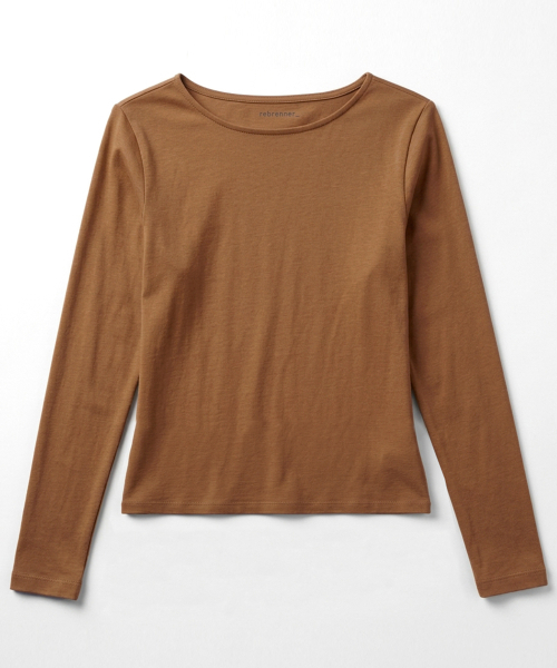 REBRENNER(リブレンナー)の「ポイントショルダー スリムフィット ロングスリーブ アイボリー(Tシャツ/カットソー・レディース・その他・FREE)」の20枚目の写真