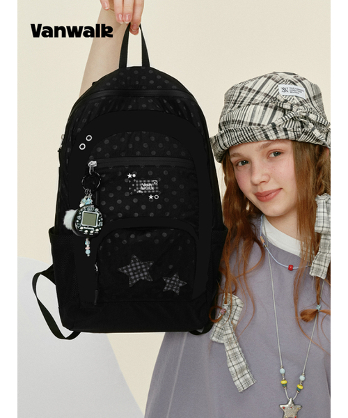 VANWALK（バンウォーク）の「コズミック バックパック [ブラック]（バックパック/リュック・レディース・ブラック・FREE）」の8枚目の写真