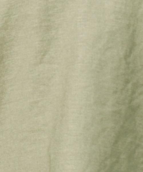 BEAUTY&YOUTH UNITED ARROWS（ビューティーアンドユースユナイテッドアローズ）の「BY リネンタッチバックジップ Vネックショートスリーブ◆（Tシャツ/カットソー・レディース・ライトグレー/ライトブルー/ネイビー/ダークブラウン/オリーブ・FREE）」の22枚目の写真