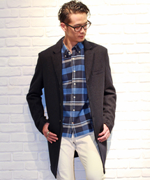TOMMY HILFIGER | 【先行予約商品】BOUCLE WOOL CHESTER COAT(チェスターコート)
