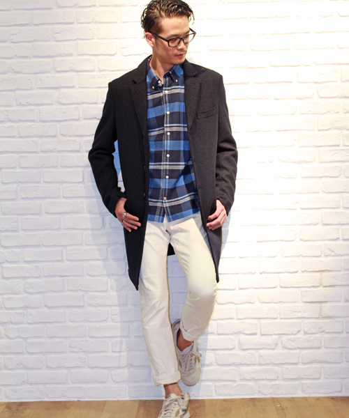 TOMMY HILFIGER（トミーヒルフィガー）の「ブークレウールチェスターコート（チェスターコート・メンズ・ネイビー/キャメル・SMALL/LARGE/MEDIUM/X-LARGE）」の10枚目の写真