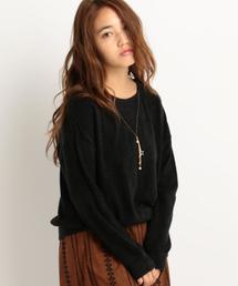 RAY CASSIN | 星モチーフ付ネックレス刺繍プルオーバー(Tシャツ/カットソー)