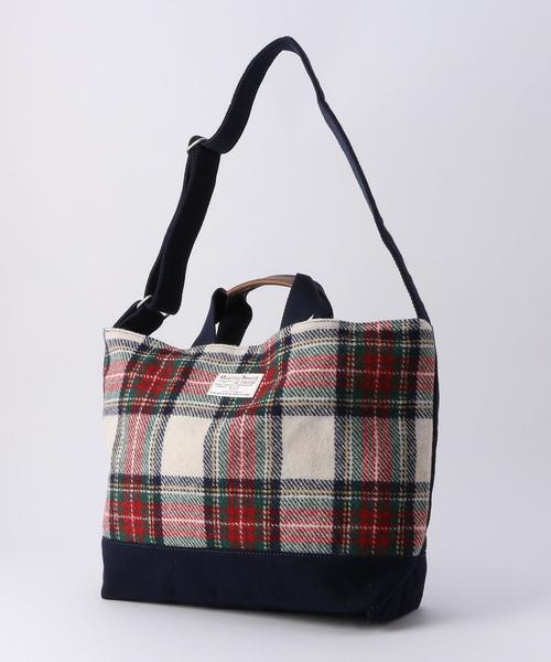 coen(コーエン)の「Harris Tweed (ハリスツイード)トートバッグ(トートバッグ・メンズ・その他1/グレー/オレンジ/ネイビー/ブラック/レッド・FREE)」の8枚目の写真